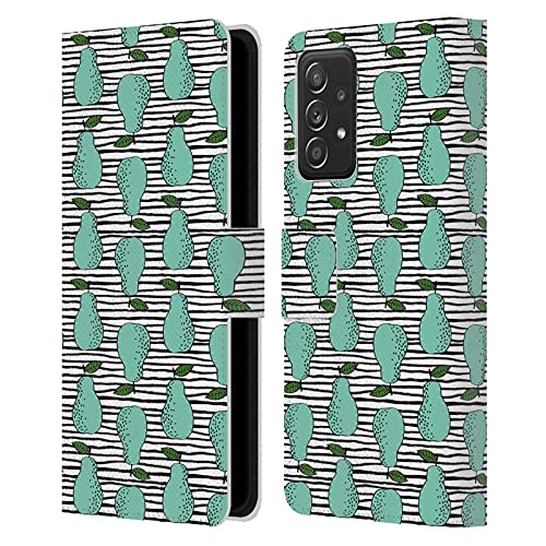 Étui portefeuille Samsung A53 5G Andrea Lauren housse cuir poire