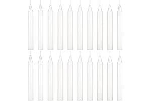 Mega Candles White Chime Candles For Spells, Rituals And Meditation