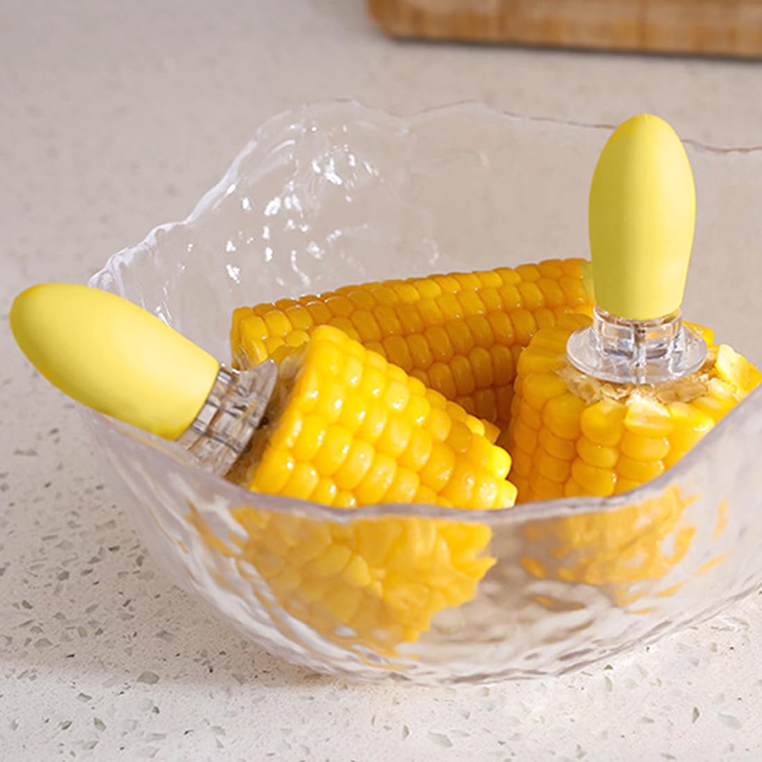 Supporti per Mais,20 PCS Mais Pannocchie Spiedini Spiedini per Barbecue