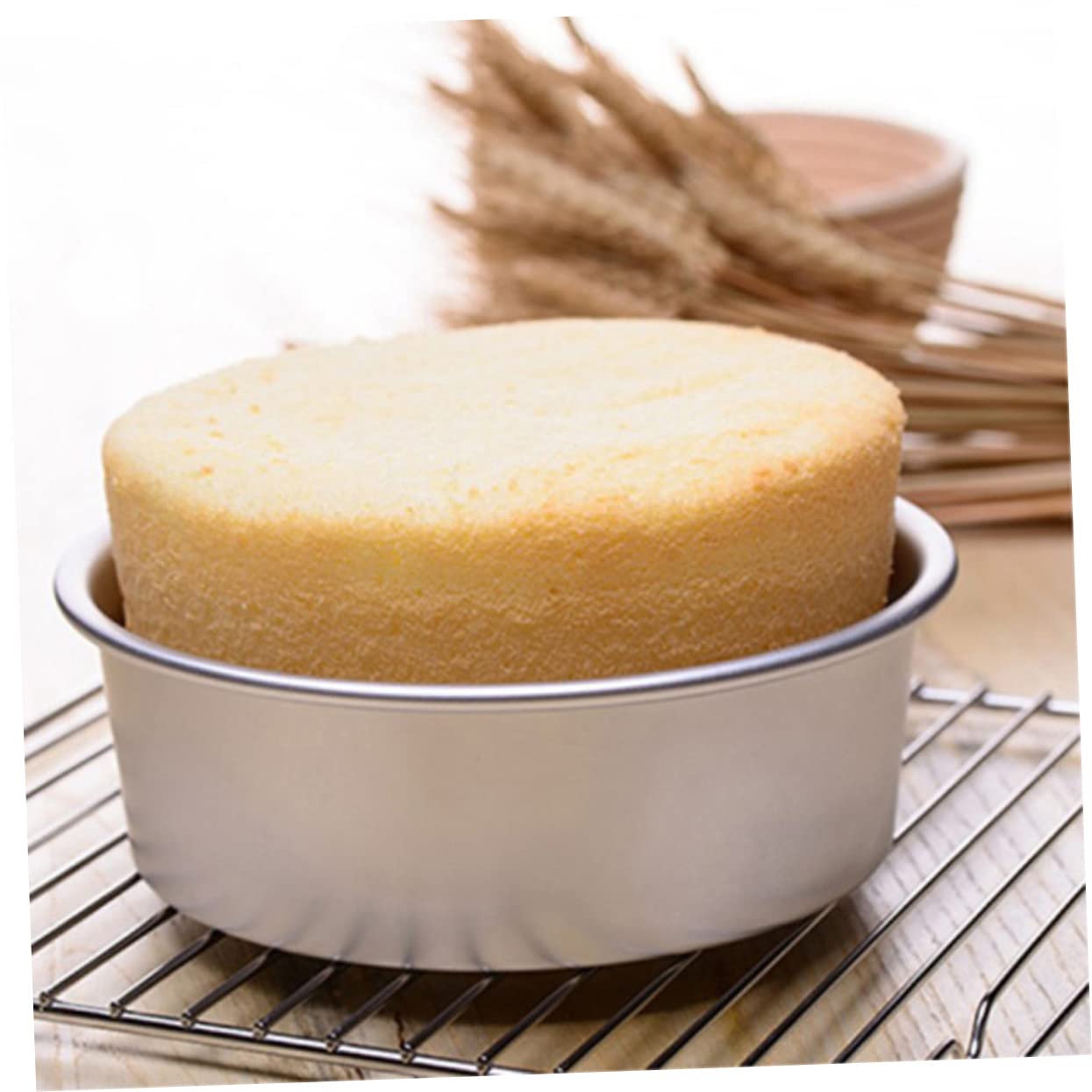 ABOOFAN 4pièces Moule à Gâteau Rond Lot De Antiadhésif Fond Amovible Pour Pâtisserie