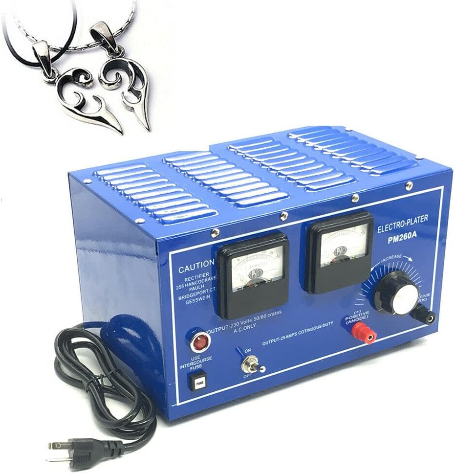 Plating Machine, 110V Adjustable Jewelry Plater Machine Platinum Gold Silver Rhodium Plating Machine 3-5 Seconds Jewelry Plater Electroplating Rectifier Suitable for Various Plating Layers