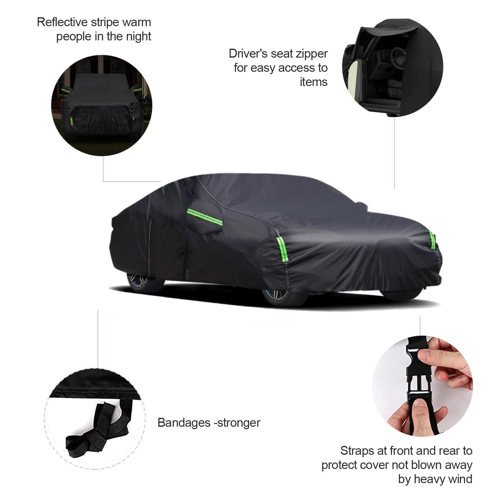 Ford Mustang Accessories All-Weather Car Cover For 1994-2004 Ford Mustang - Waterproof, UV Resistant, Gray Housse D Auto Pour Chien - Foto 10