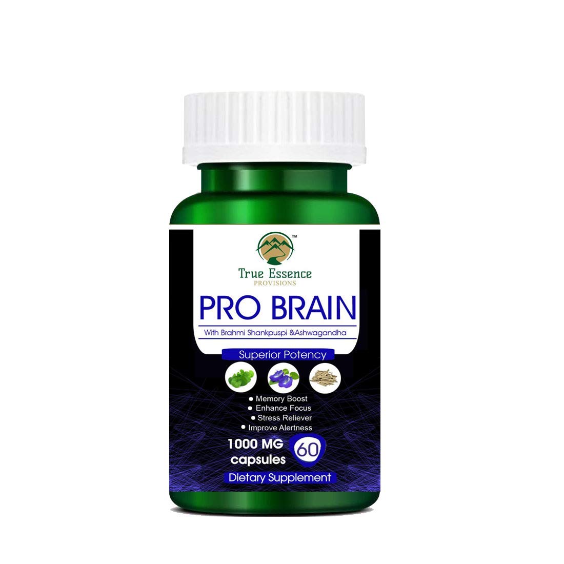 Heera Ayurvedic Research Foundation Pro Brain with Brahmi Shankpuspi & Ashwagandha 60 PCS. Veg Capsule (1000 mg) (B088D1F1FB) Amazon Price History, Amazon Price Tracker