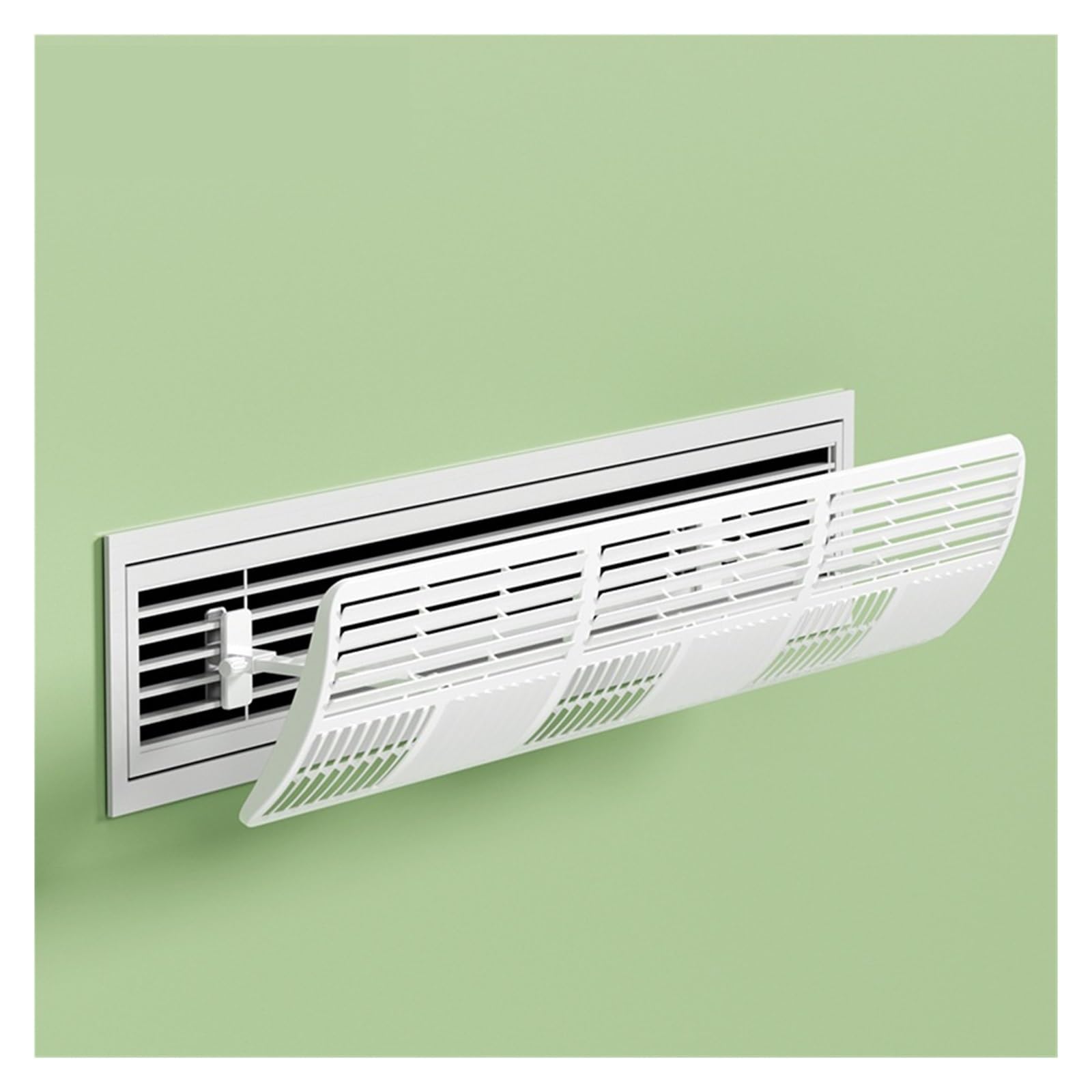JUSKAQZYI Air Conditioner Deflector for Wall-Mounted Units Adjustable Air Conditioner Wind Deflector