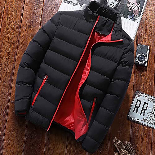 Ymosrh Men's Down Jackets Puffer Jacket Lightweight Warm Winter Coats Windproof Insulated Jacket Mens, L-5XL2