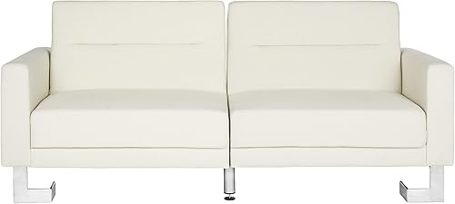 Miniatura 31 de Safavieh Inicio Tribeca Glam Sofá cama plegable de terciopelo azul marino y latón Azul marino/latón,Esmeralda/latón,Rubor /