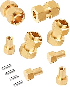Amazon.com: hopsupRC Upgrade Parts for 1/18 Traxxas TRX4M,Brass 10mm