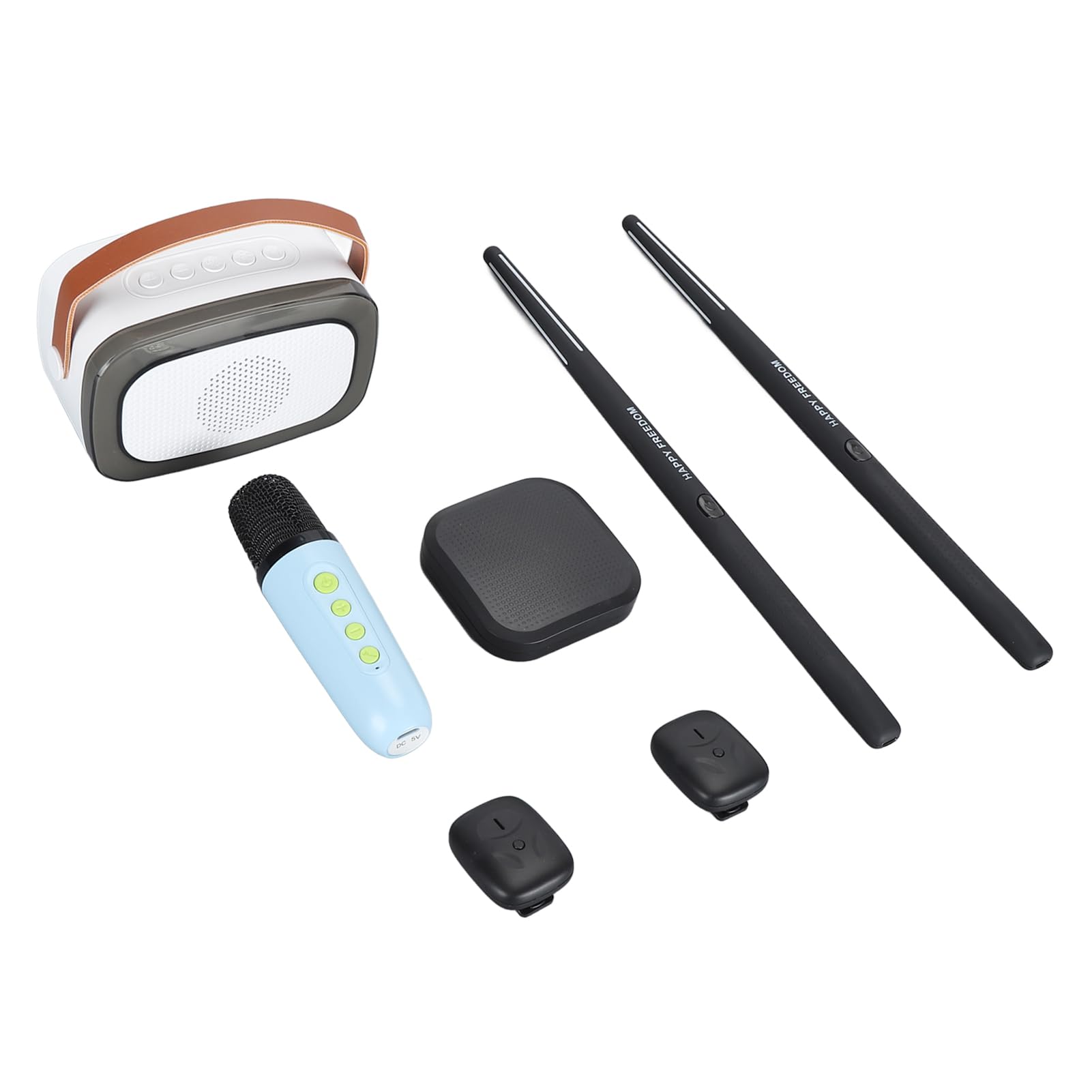 Tbest Set di bacchette portatili, movimento 3D, somatosensoriale, per realtà virtuale, ideale per e adulti a casa, ufficio, giardino all'aperto o