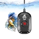 Small Aquarium Heater 50W Mini Fish Tank Heater 50 Watt Submersible with LED Temperature Display