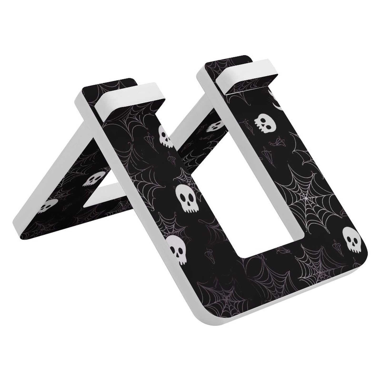 MUSM PVC Halloween Goth Bike Stand Detachable Bicycle Display Stand Foldable Bikes Storage Organizer for Outdoor Portable Bicycle Holder Stand for Home Garage Storage