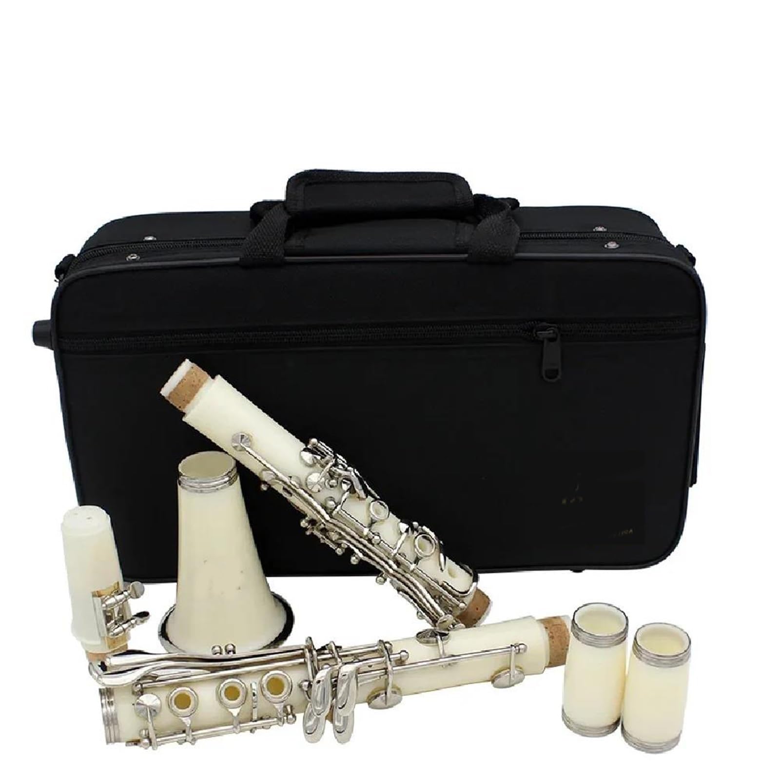 Clarinete Profesional En Si Bemol (Bb) Clarinete | 17 teclas, plateado