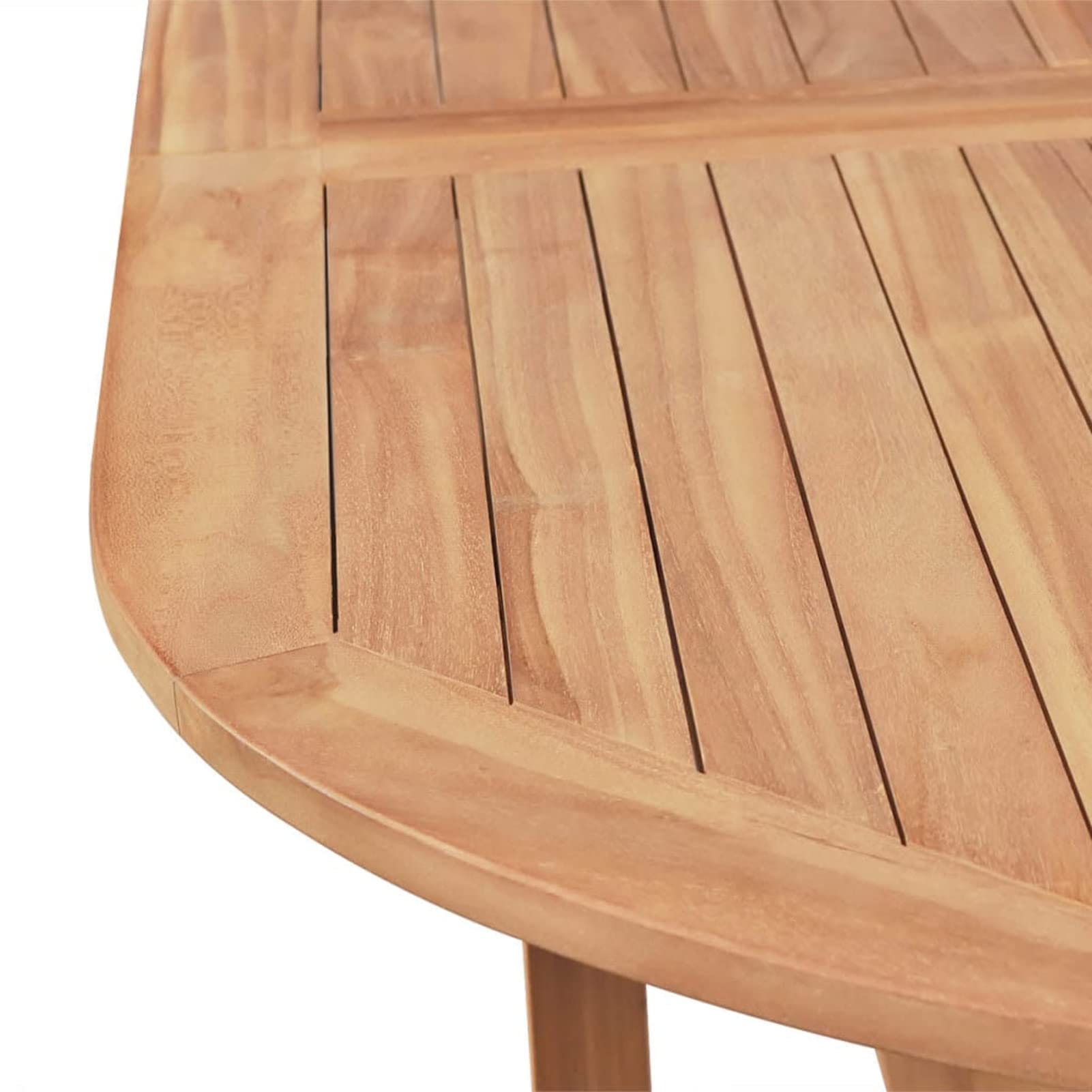 Tavolo da giardino in legno massello di teak, 180 x 90 x 75 cm, mobili da pranzo per esterni, balcone, picnic, cortile, patio e campeggio
