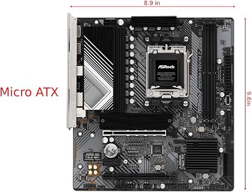 Asrock B650M-HDV/M.2, AMD B650, AM5, Micro ATX, 2 DDR5, HDMI, DP, 2.5G LAN, PCIe4, 2x M.2