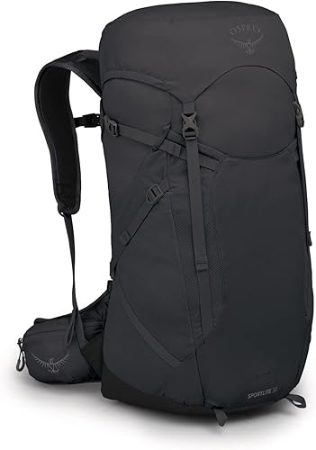 Osprey Sportlite 30L Mochila de senderismo unisex, gris carbón oscuro, SM