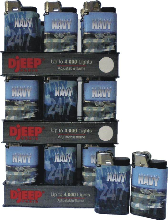 DJEEP 15ct Encendedores Flint Azul