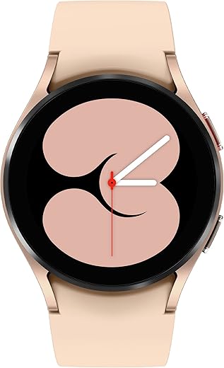 Samsung Galaxy Watch4 Bluetooth, 40 mm, or rose - Montre connectée intelligente, surveillance de la santé, bien-être, sport, IMC, ECG,...
