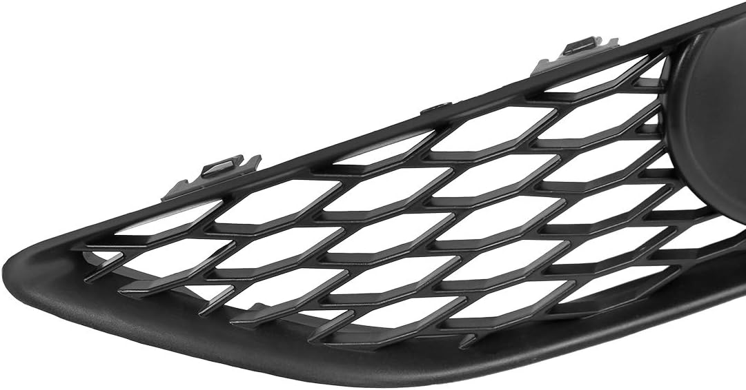 X AUTOHAUX Car Front Bumper Left Side Fog Light Grill Lamp Cover 4L0807675C for Audi Q7 4L S-Line 2010-2015