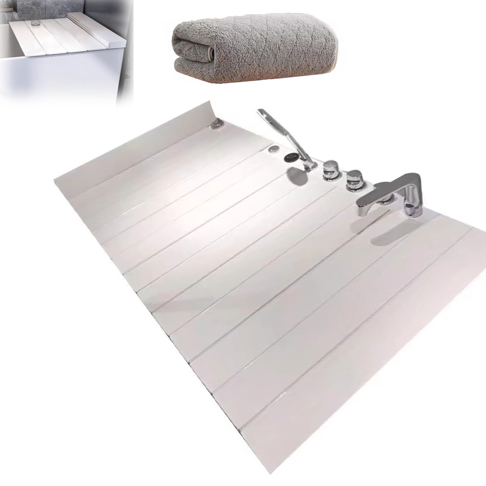 Amazon｜風呂ふた 風呂の蓋 バスタブふた 折りたたみ お風呂 カバー