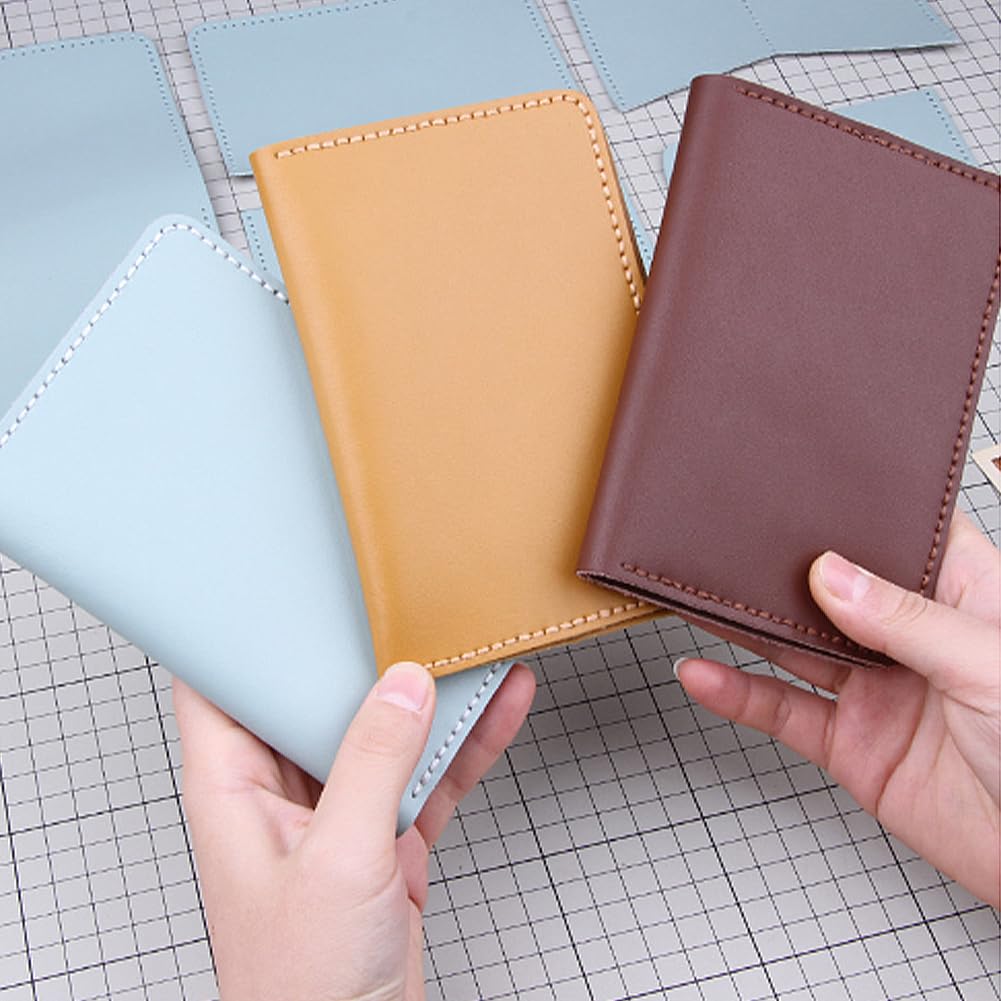 ANATTASOUL Acryl-Geldbörsen-Musterschablone, Geldbörse, Acryl-Vorlagen, Transparente Tasche, Ledermuster Für Geldbörse, Kartentasche, Geldbörse, Reisepass, DIY-Werkzeug Für Lederhandwerk