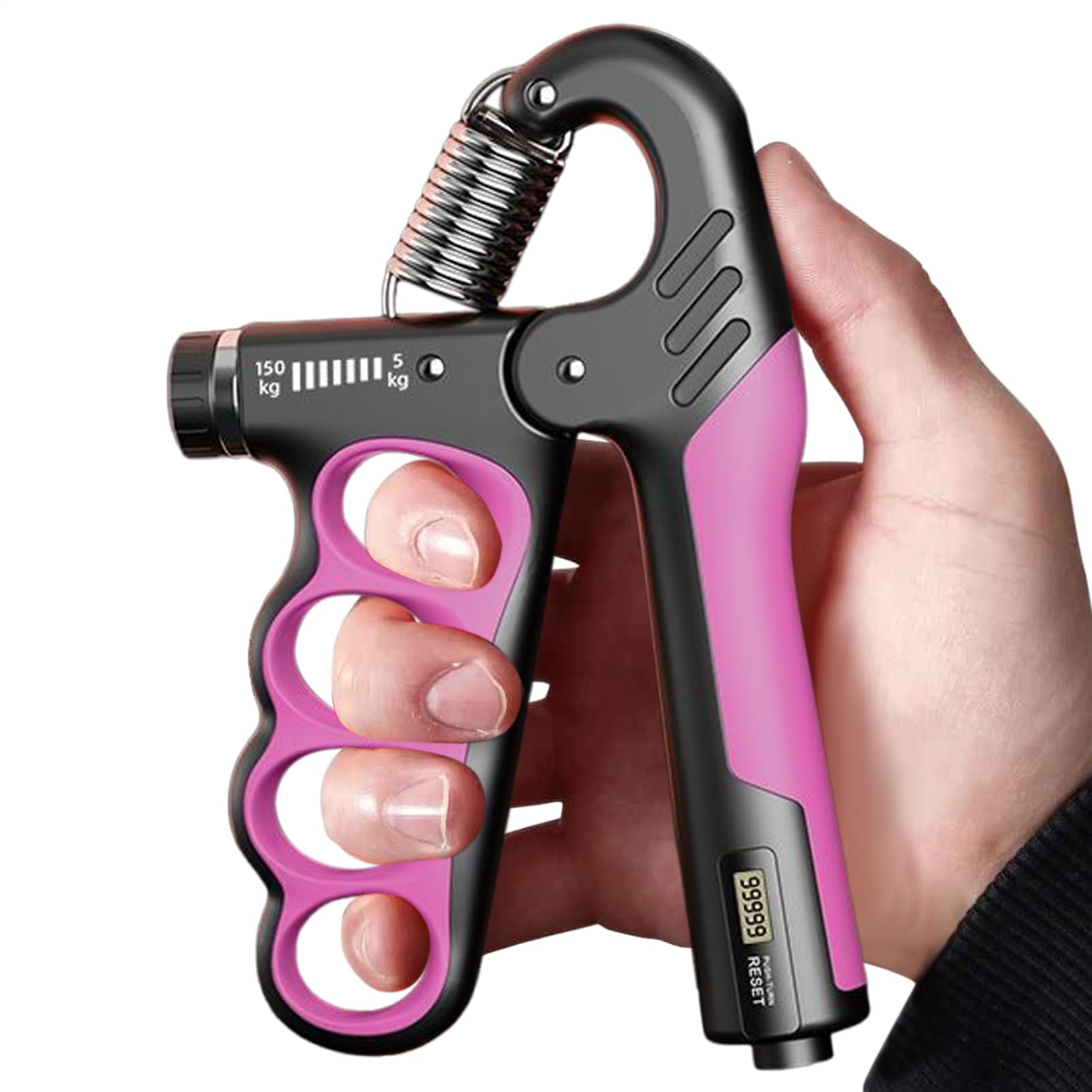 Rinforzatore Per Presa,Allenatore Regolabile Presa Avambraccio - Strumento Per Sviluppo Muscolare, Attrezzatura Ergonomica Per Esercitatore Dita Per Palestra, Viaggio, Scuola, Pendolarismo, Casa
