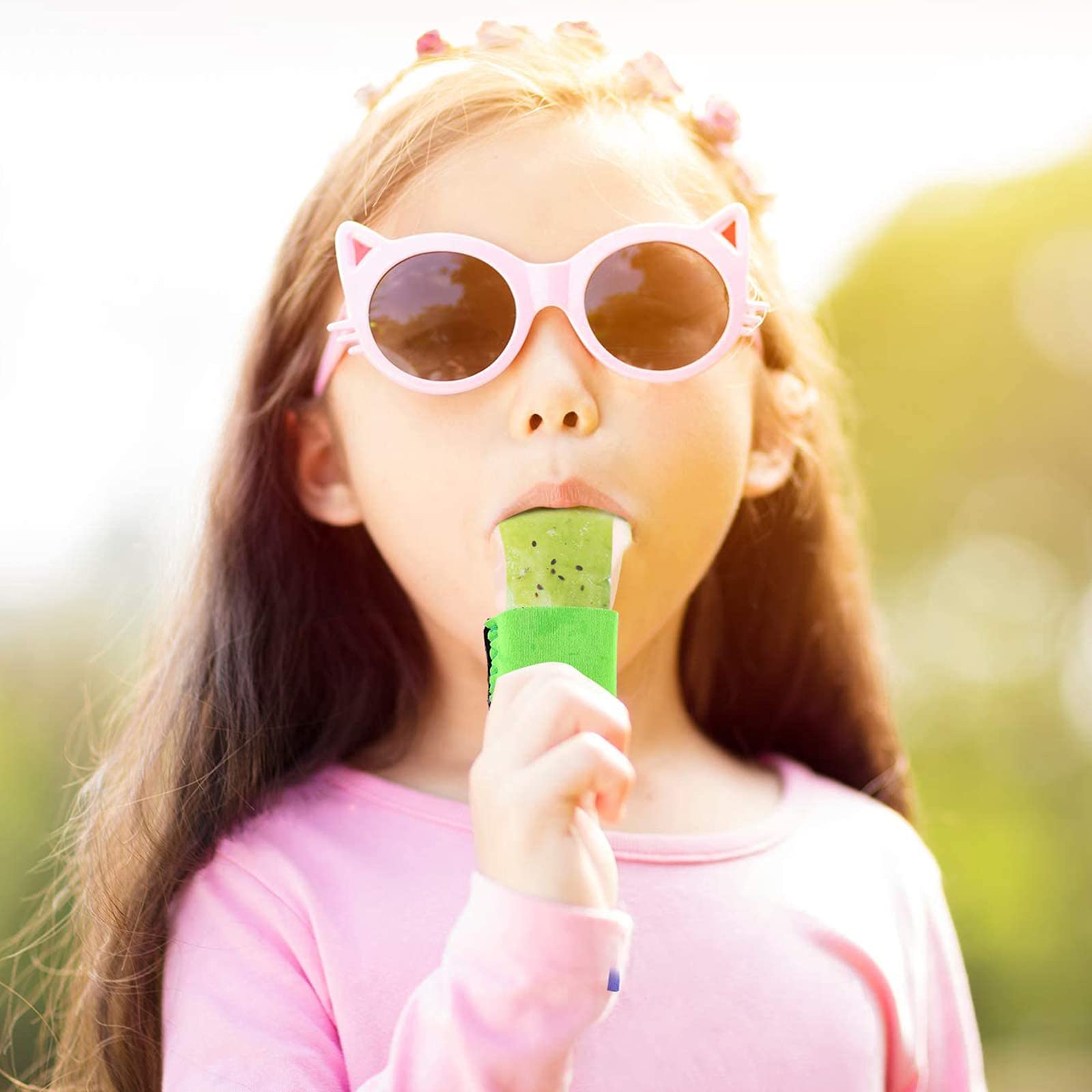 CUVZORA 200 Pièces Moule Sacs Popsicle, Ice Pop Pouch, Sac à