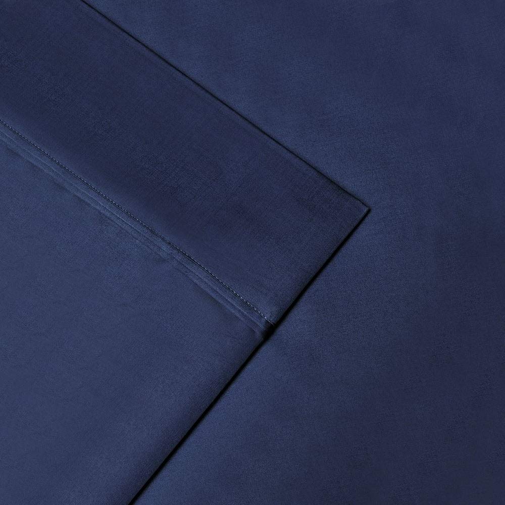 4 Piece Modern Contemporary Egyptian Cotton Sheets Deep Pocket Fully Elasticized Fitted Sheet 1200 Thread Count Sateen Sheets