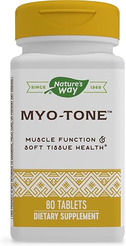 Nature's Way Myo-Tone apoya músculos, tendones y ligamentos saludables, 80 tabletas