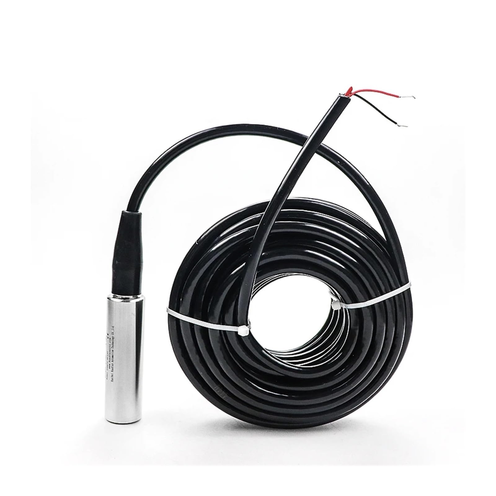 MXXDMOPD Input Intelligent Water Submersible Stainless Steel Probe Sensor Liquid Level Transmitter 4-20mA(15m Range)