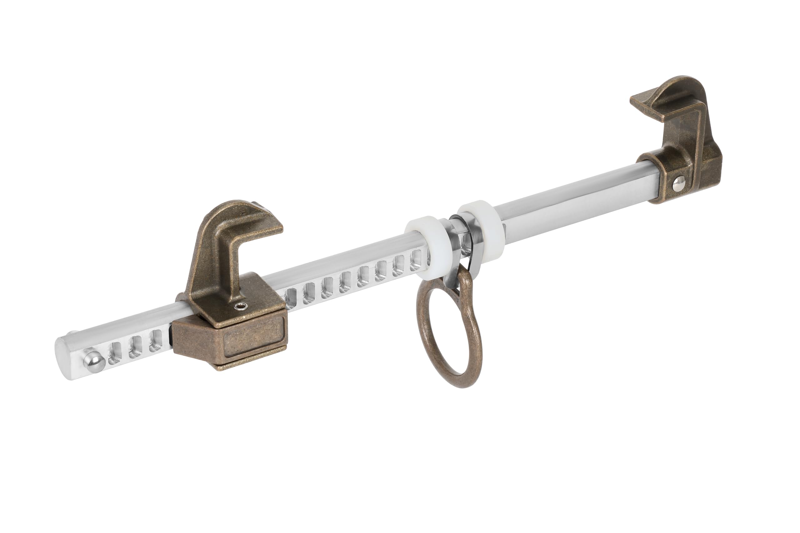 Aluminum Sliding Beam Anchor, Adjustable To Fit I or H Fall Protection Beam Anchor with Flange Widths Ranging From 3.5