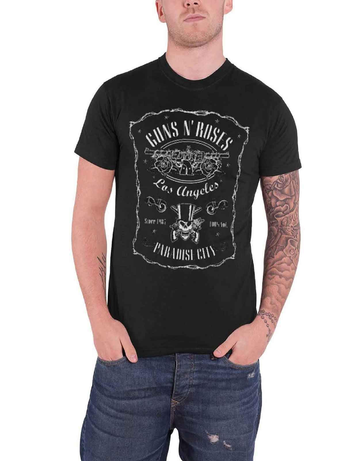 Official Rock T Shirt GUNS N ROSES Paradise City S