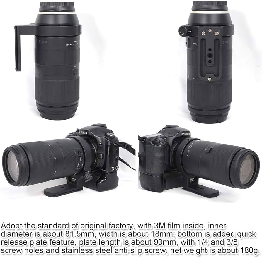 タムロン 100-400mm F4.5-6.3 A035 キャノン用 三脚座付き Amazon | iShoot リング式三脚座, forタムロンTamron 100-400mm f/4.5