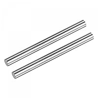 Vista 8 de uxcell Barra de acero redonda de 0.106 in HSS 63-65 HRC herramienta de base de barra de torno de 2.362 in de largo para eje de engranajes, tornos