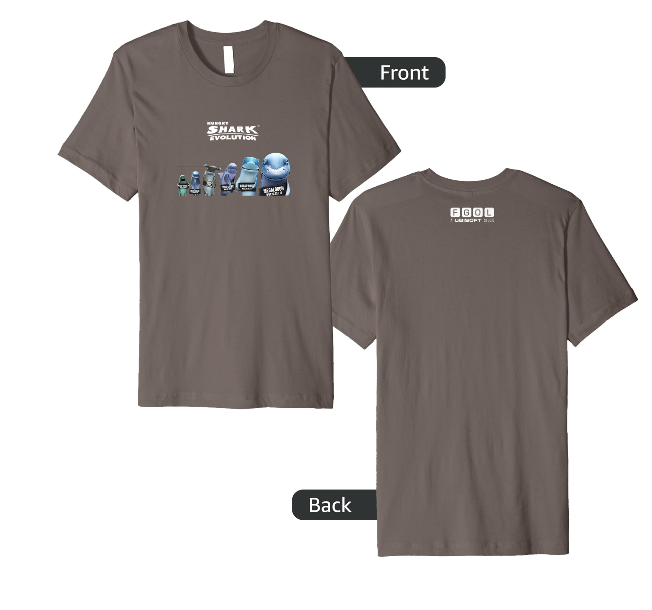 Hungry Shark Evolution: Shark Lineup T-Shirt Premium T-Shirt