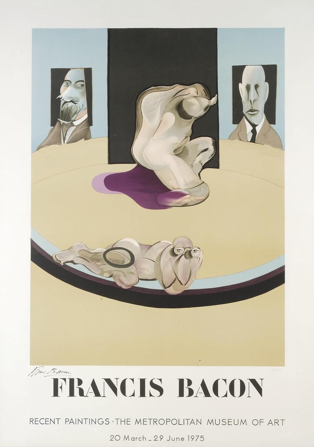 Matvsd Kohecs Francis Bacon Canvas Print Wall Art, Unframed, 40x60cm