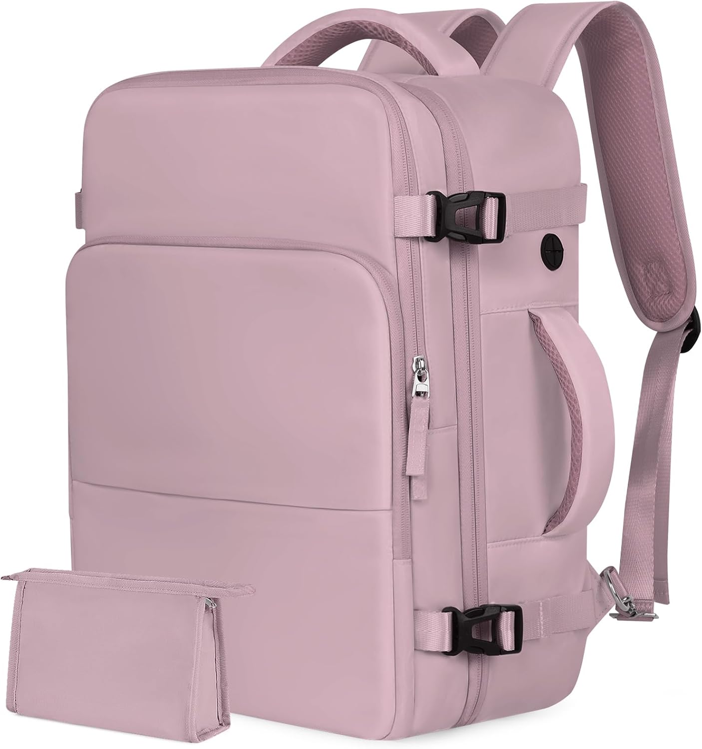Travel Backpack Carry-on for Men and Women, Light Purple Rinlist