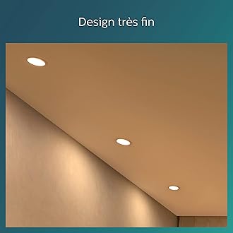 Philips LED Abrosa Bathroom Spotlight 2700K 9W IP44 [Warm White - White] for Indoor Lighting, Bathroom and Kitchen