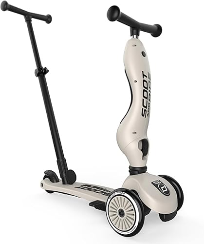 Miniatura 6 de Scoot & Ride Scooter 2 en 1 para niños de 1 a 5 años, Highwaykick 1 Push & Go, color ceniza