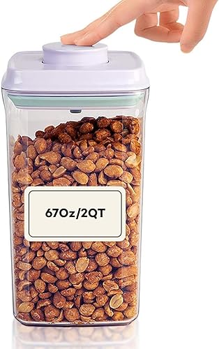 Miniatura 14 de Bop Top - Recipientes herméticos para preparación de comidas con tapas, juegos de recipientes de almacenamiento de alimentos, organizador de nevera