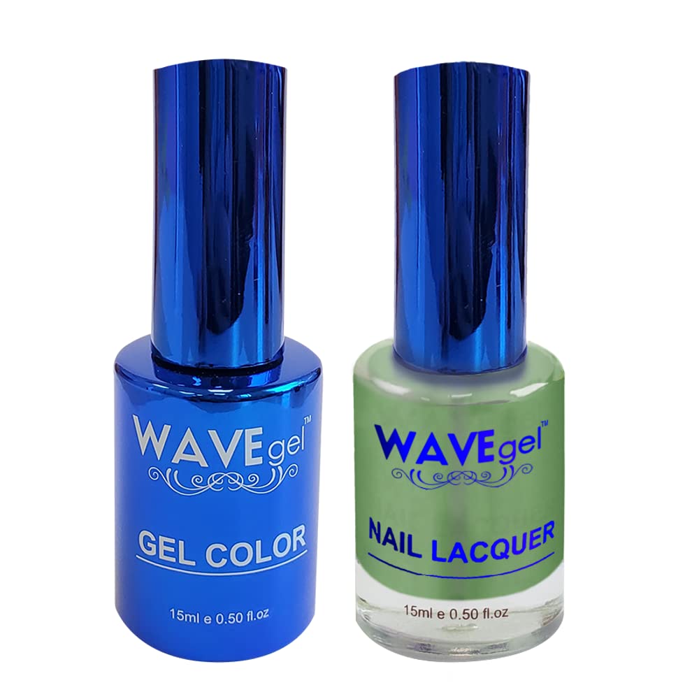 WAVEGEL Soak-Off Gel & Nail Lacquer Matching Duo Set - Royal Collection - #087 Villains In Britain I 0.5 Oz