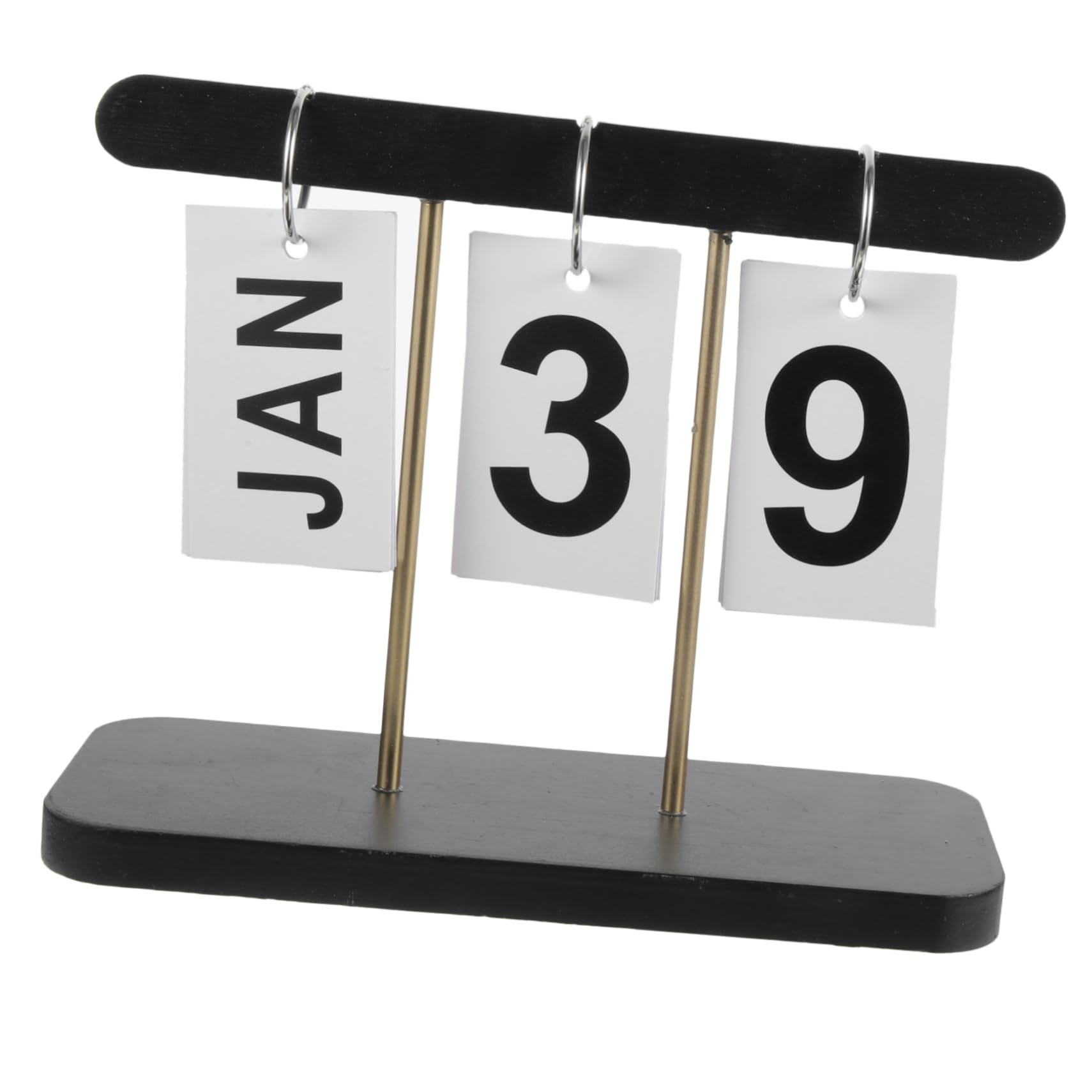 TEHAUX 4pezzi Calendario Da Scrivania Legno Design Chic e Funzionale Calendario Flippante Per Ufficio e Casa Compatte Per Tavolo e Scrivania Decorazione Unica e Pratica