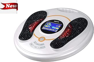 EMS Foot Massager- EMS & TENS Muscle Stimulator, Foot Circulator, Improves Circulation, Relax Stiffness Muscles, Relieve Feet and Legs Pain - coolthings.us