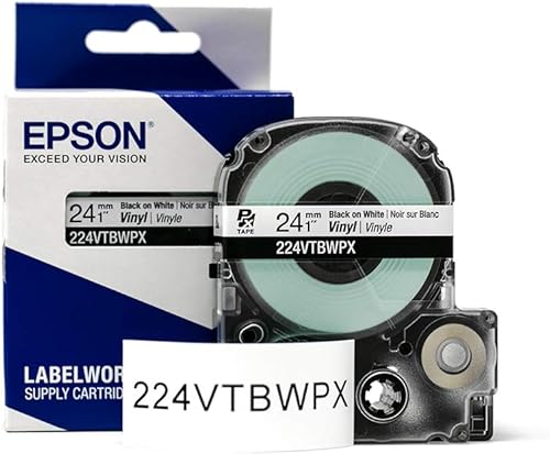 Miniatura 7 de LABELWORKS Epson Pool Guy Bundle - LW-PX700 Kit de etiquetadora industrial - Kit completo con accesorios y un cartucho de cinta 224VTBWPX y 224VTBYPX