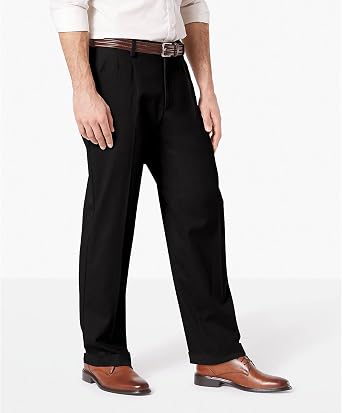 Dockers Men's Relaxed Fit Comfort Khaki Pants - Pleated