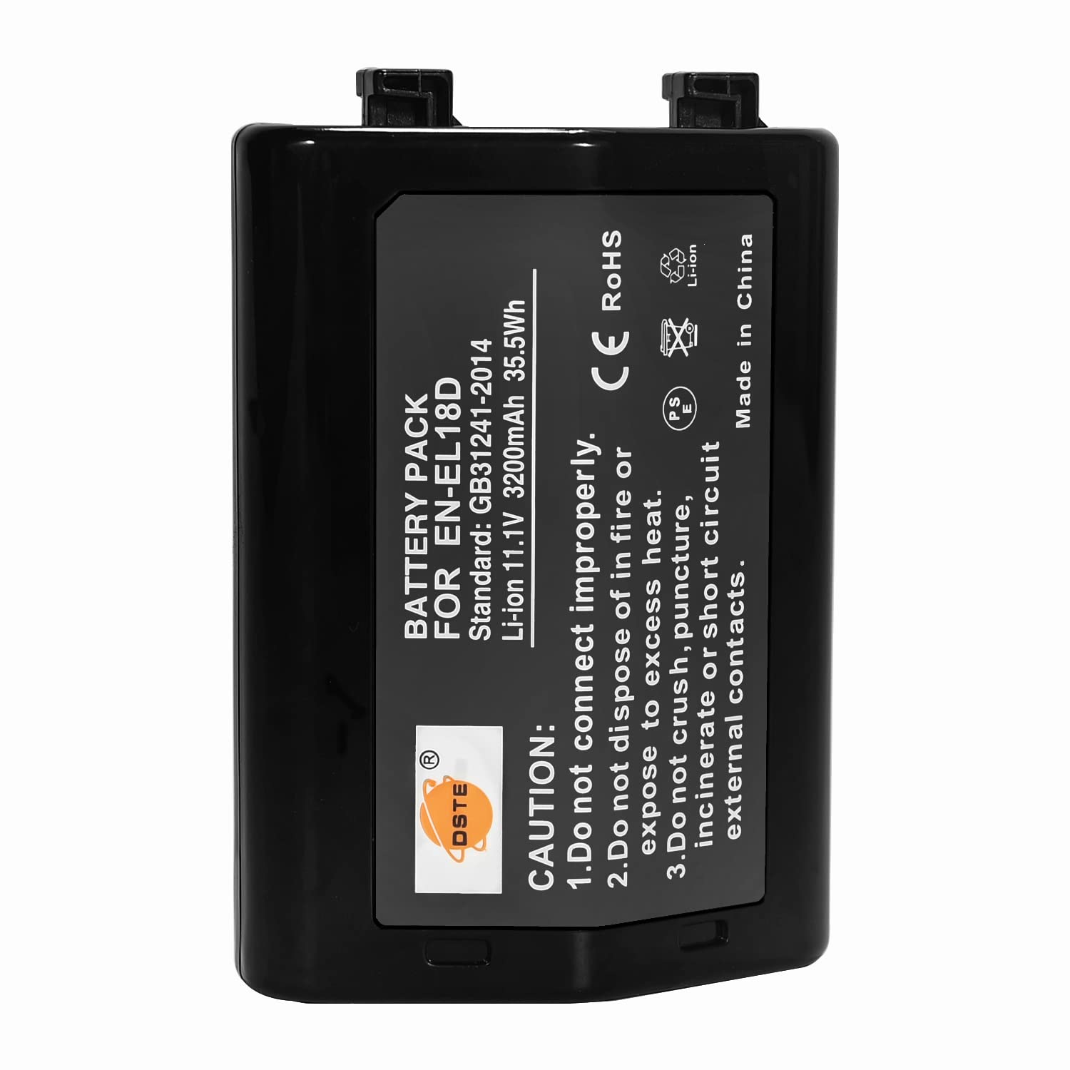 DSTE EN-EL18 ENEL18 Batteria Compatibile con Nikon D4, D4S, D5, D6, Z9