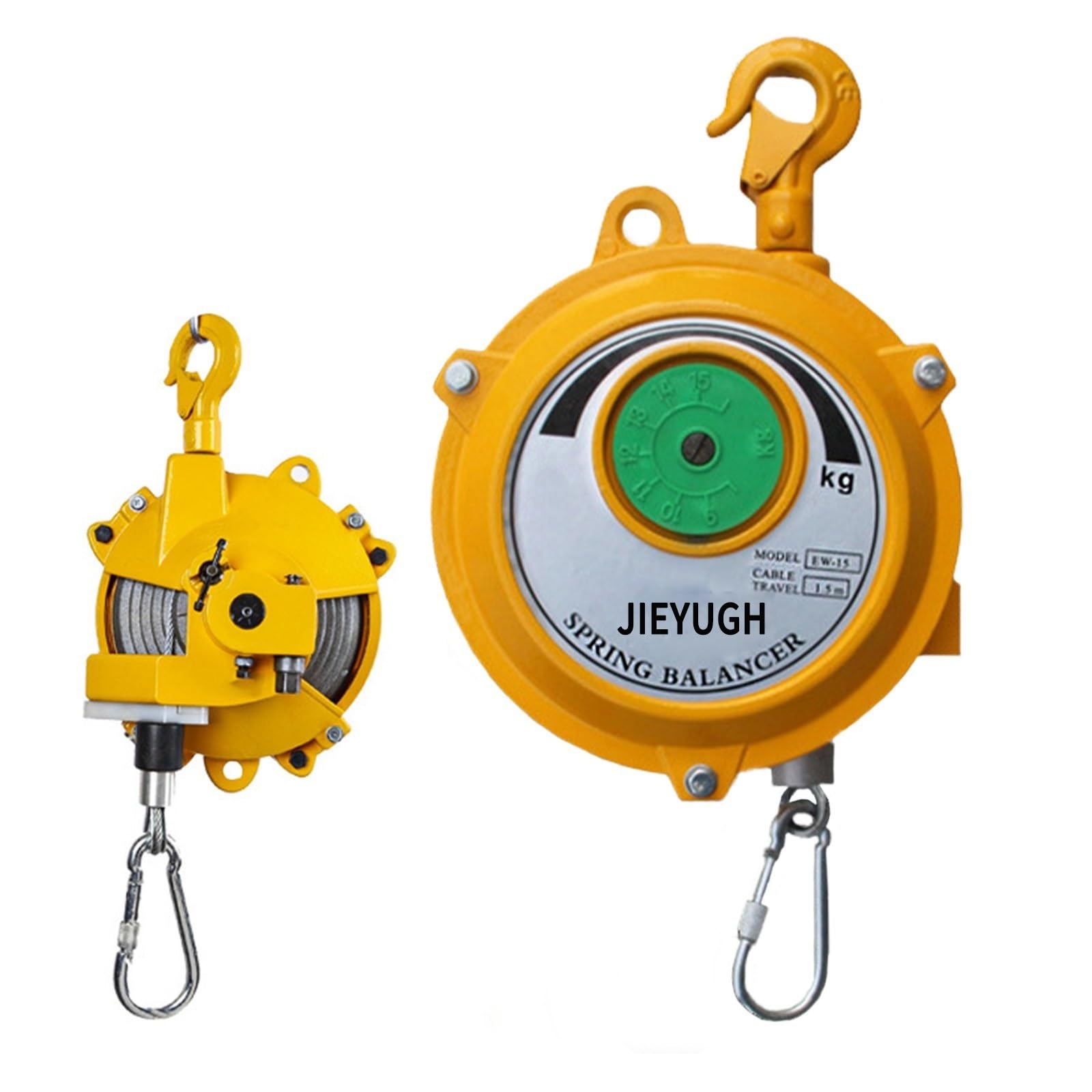 Heavy Duty Retractable Spring Tool Balancer,Hanging Retractable Tool Spring Balancer, Balancer Retractor with 1.5 m Wire Rope Hanging Holding Equipment(EW-22)