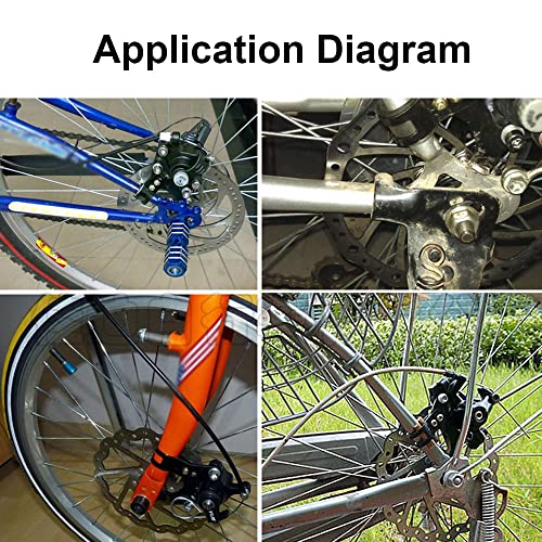 Tobefore 2 Pack Brake Bracket Adapter Disc Brake Bracket Converter Bike Components & Parts Bicycle Disc Brake Mount Mountain Road Bike Modification Brake Bracket Frame Adapter Mounting Holder (32Mm) #TOP1