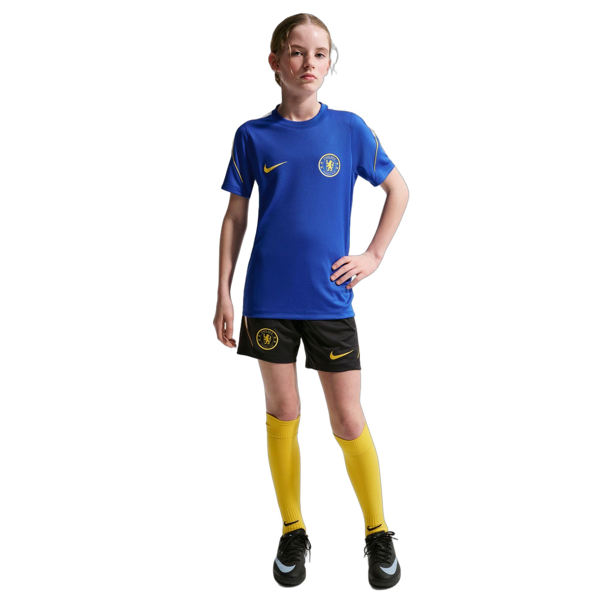 Nike FC Chelsea Strike Nike Football Dri-Fit Kurzarmshirt für Ältere Kinder Maglietta da Calcio Unisex - Bambini e Ragazzi