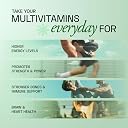 Ace Blend Multivitamin Capsules for Men | Pack of 60 | Methylated Multivitamin with 19 Essential Nutrients | Quatrefolic, MenaQ7 & Vitashine D3 | Supports Energy, Immunity, Focus & Heart Health gallery image
