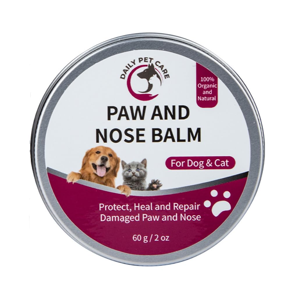– Dog Itchy Skin Treatment Paw Balm | 100% Natural Paw and Nose Balm for Dogs | Dog Paw Balm to Protect, Heal and Repair Dry, Cracked & Damaged Paws | Itch Relief Dog Essential