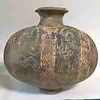 漢時代加彩三足土器 古代中国 中国古美術 考古遺物 発掘出土品 博物館展示品同手 Amazon.co.jp: 中国古代 土器 壺 発掘 前漢 灰陶加彩 : おもちゃ